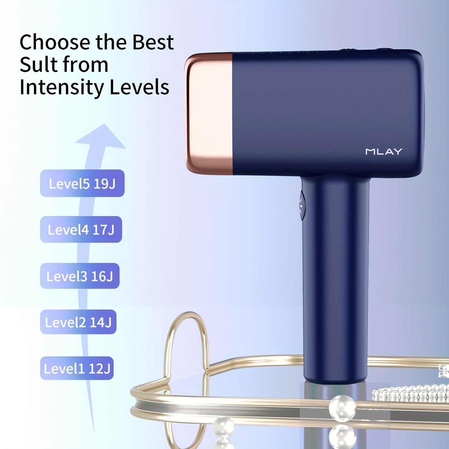 Mareal T14 Home Use IPL Laser EpilatorWith Replaceable Head, Unisex