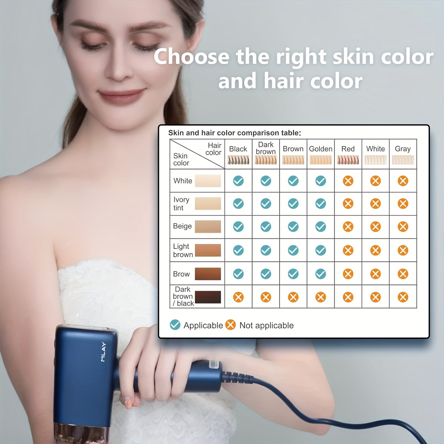 Mareal T14 Home Use IPL Laser EpilatorWith Replaceable Head, Unisex