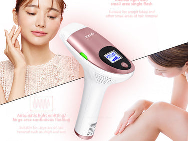 MLAY T3 Home Use IPL Laser Hair Removal device with replaceable lamp head for Women and Men